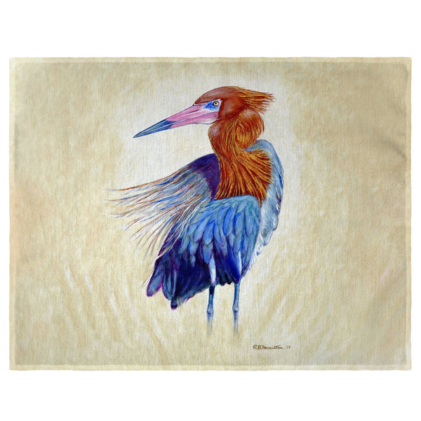 Reddish Egret Portrait Place Mat Set of 4