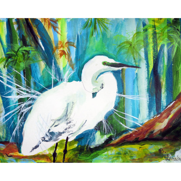 Acyrlic Egret Place Mat Set of 4