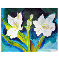 White Lilies Place Mat Set of 4