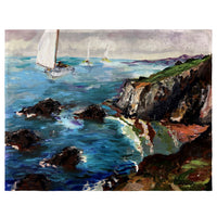 Sailing the Cliffs Place Mat Set of 4