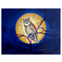 Owl in Moon Place Mat Set of 4