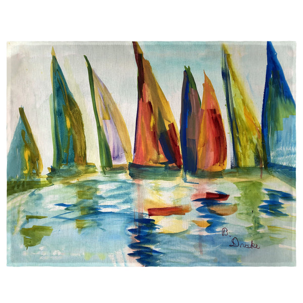 Multi-Color-Sails Place Mat Set of 4