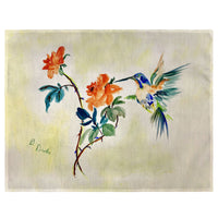 Hummingbird and Rose Place Mat Set of 4