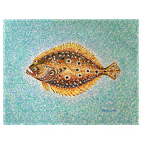 Pointillist Flounder Place Mat Set of 4