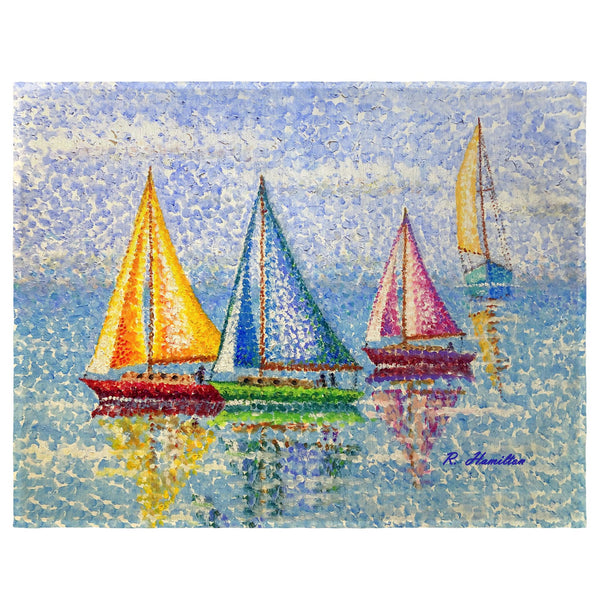 Sailboat Colors Place Mat Set of 4