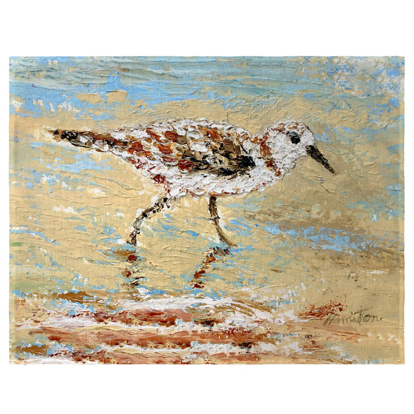 Lone Sandpiper Place Mat Set of 4