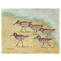 Pointillist Sanderlings Place Mat Set of 4