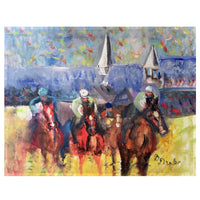 Horse Steeplechase Place Mat Set of 4