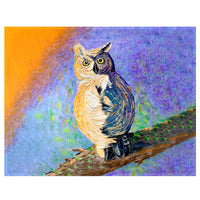 Owl Looking Back Place Mat Set of 4