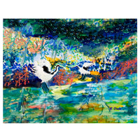 Colorful Cranes Place Mat Set of 4