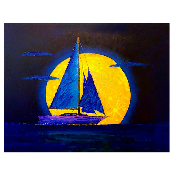 Moonrise Sail II Place Mat Set of 4