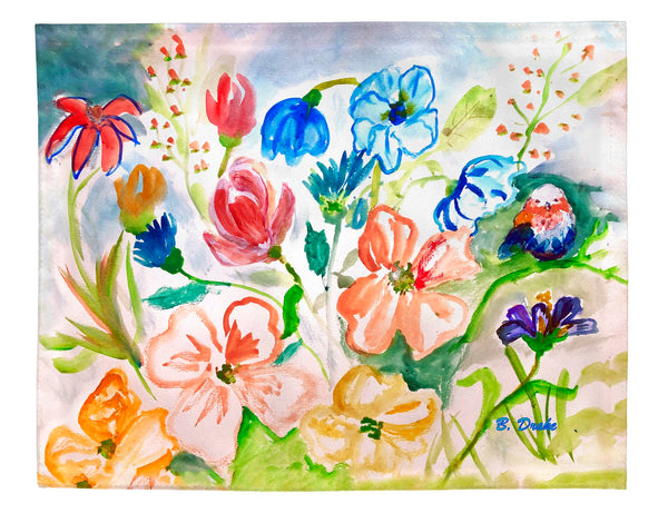 Colorful Flowers Place Mat Set of 4
