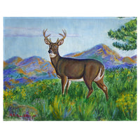 Deer in Mountains Place Mat Set of 4