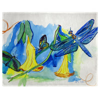 Yellow Bells & Dragonfly Place Mat Set of 4