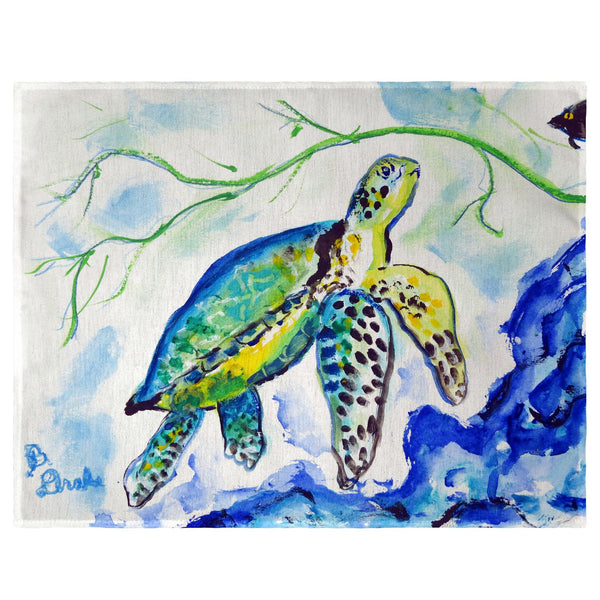 Yellow Sea Turtle Place Mat Set of 4