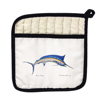 Blue Marlin Pot Holder