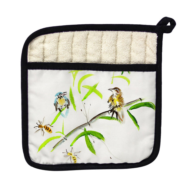 Birds & Bees I Pot Holder