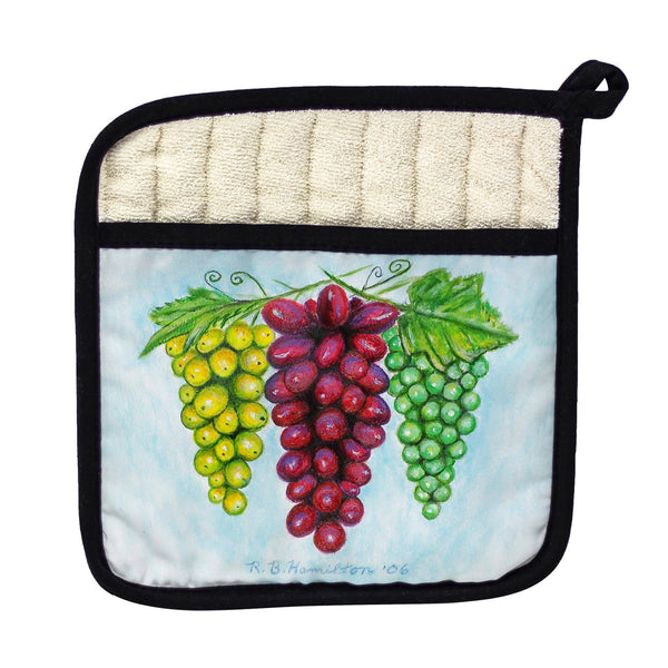 Bunches of Grapes Pot Holder