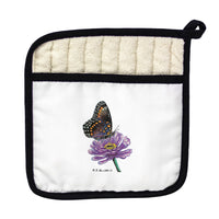 Red Spotted Purple Butterfly Pot Holder