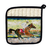 Racing Horse Pot Holder