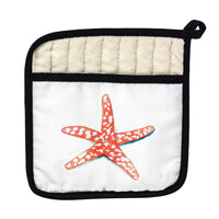 Coral Starfish Pot Holder