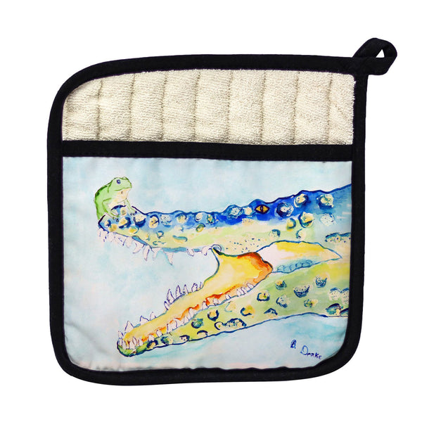 Crocodile & Frog Pot Holder
