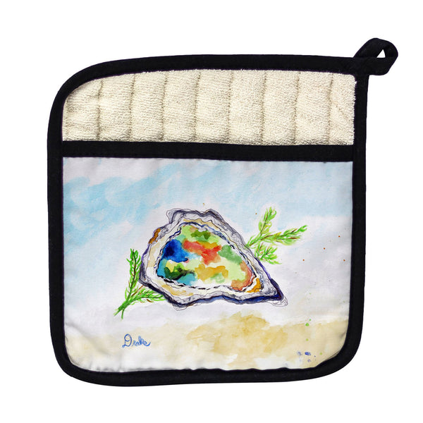 Colorful Oyster Pot Holder