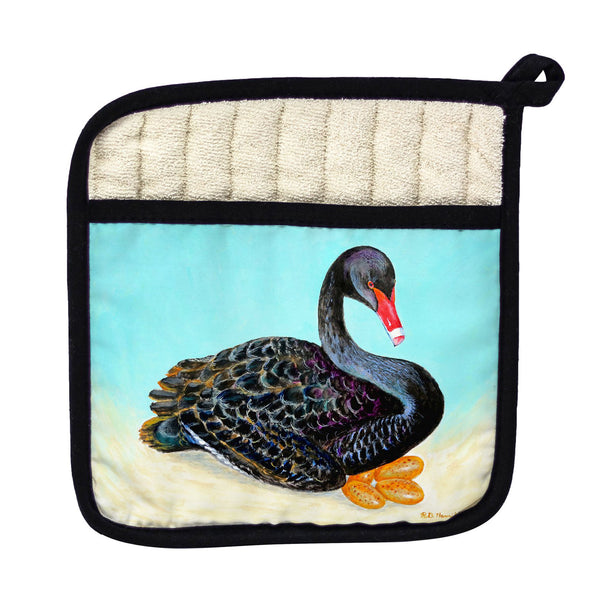 Black Swan Pot Holder