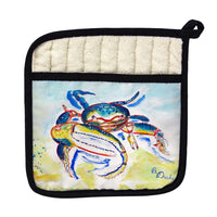 Colorful Fiddler Crab Pot Holder