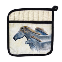 Wild Horses Pot Holder