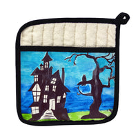 Haunted House Pot Holder