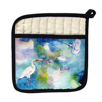 Three Egrets Pot Holder