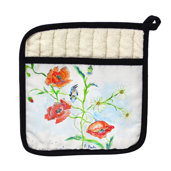 Poppies & Daisies Pot Holder