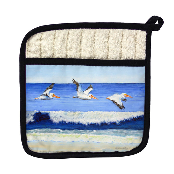 Skimming the Surf Pot Holder