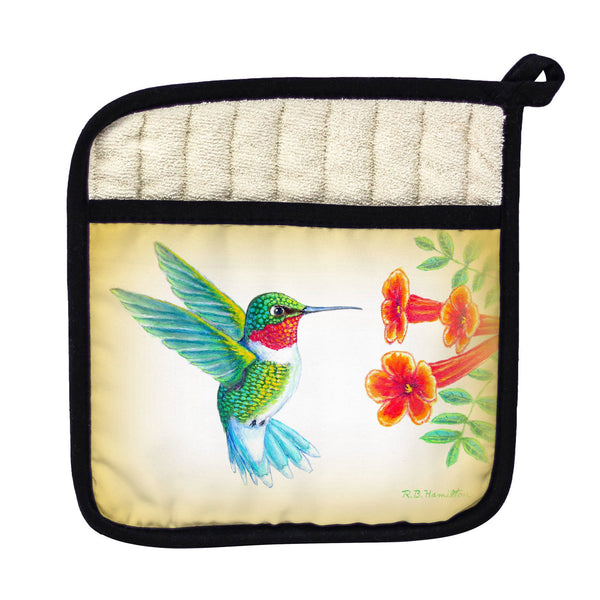 Dick's Hummingbird Pot Holder