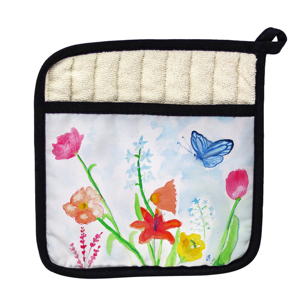 Pastel Garden Pot Holder