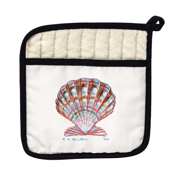 Scallop Shell Pot Holder