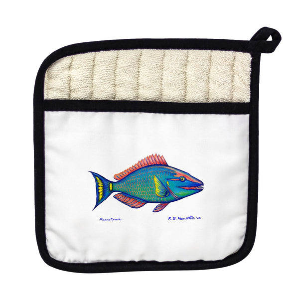 Parrot Fish Pot Holder