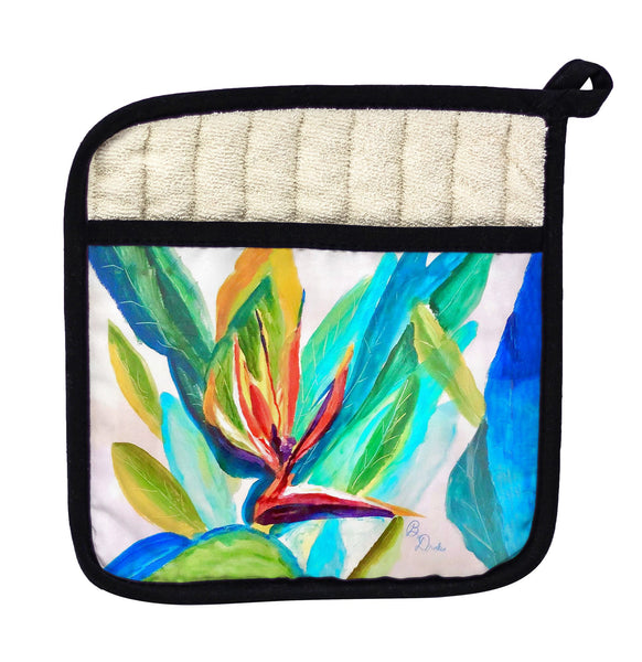 Bird of Paradise Pot Holder