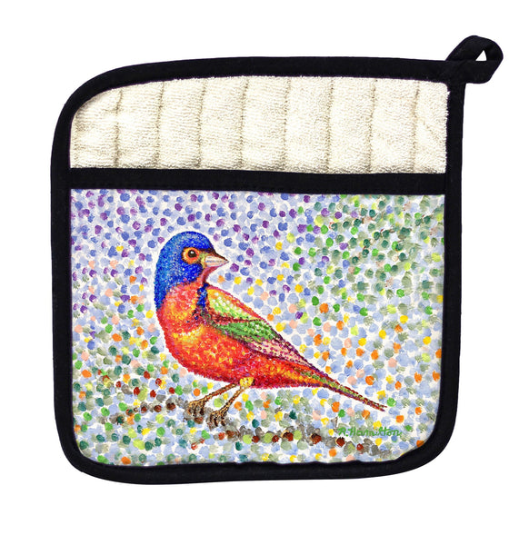 Painted Bunting Pot Holder