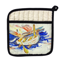 Betsy's Row Boat Pot Holder