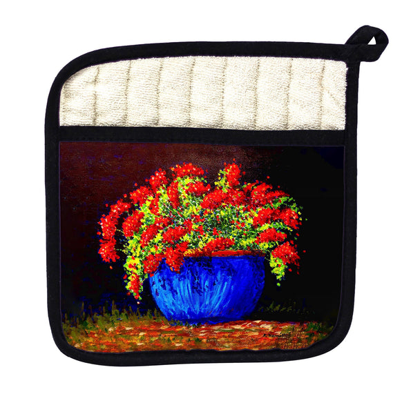 Potted Geraniums Pot Holder
