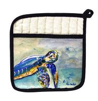Happy Sea Turtle Pot Holder