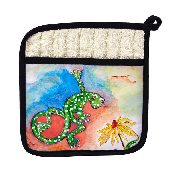 Gecko Pot Holder
