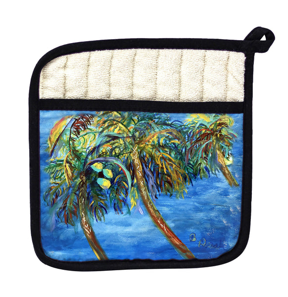 Midnight Palms Pot Holder