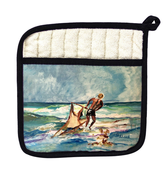 Net Fishing Pot Holder