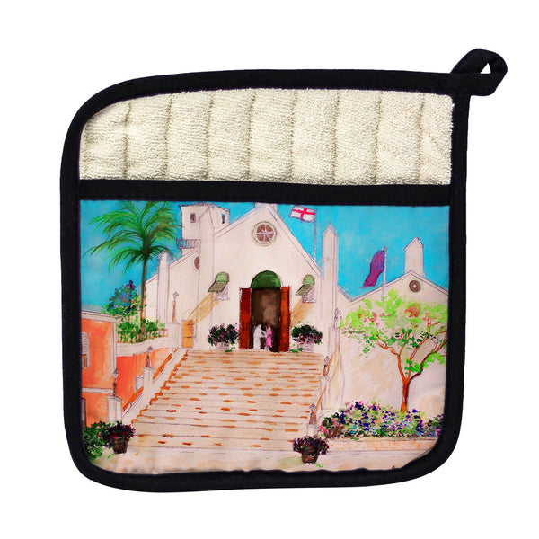 Church Pot Holder