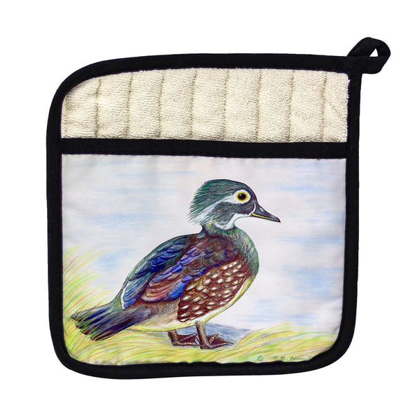 Female Wood Duck Pot Holder