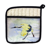 Yellow Crane Pot Holder