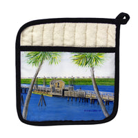 Sunset Beach, NC Bridge Pot Holder